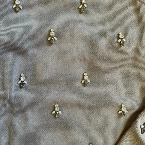 J.Crew The look for less! Herringbone zip up vest & jeweled Rhinestone top Small - Picture 7 of 7